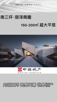 北京 南三环 丽泽商圈 配套拥有仅有 超大平层150-200平 滴滴滴