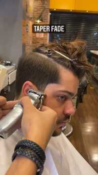 美式渐变发型#barbershop#男士发型设计#男士复古油头理发馆