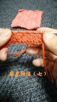棒针编织：麻花针法（七）