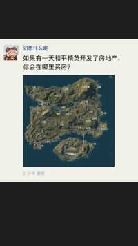 如果有一天和平精英开发了房地产，你会在哪里买房？#每日迷惑行为 #沙雕操作 #搞笑#神评论