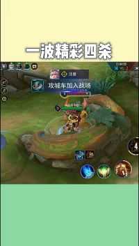 一波精彩的四杀，峡谷战场我说了算