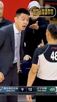 杨鸣行站起来被裁判警告一次