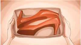 一双红鞋的自身光芒，判定了爱情里两人的付出，你们看懂了吗#动画短片#哲理