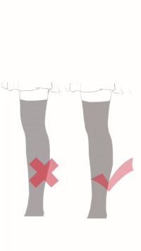 如何将动漫里穿长筒袜女孩子的腿画得更真实