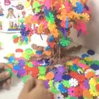 雪花片儿童积木拼装男孩女孩塑料益智玩具2-3-6-8周岁幼儿园拼插