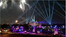 上海迪士尼五周年庆典夜光幻影首秀，震撼！