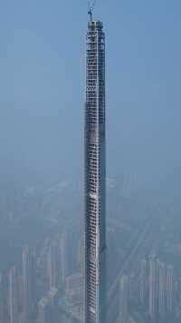 中国最高的结构第一高楼，被网友叫成，天津烂尾楼工程，117大厦。
